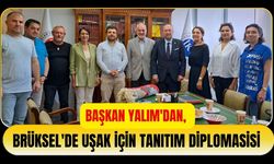Başkan Yalım'dan, Brüksel'de Uşak İçin Tanıtım Diplomasisi