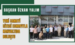 Başkan Özkan Yalım Yeni Sanayi Sitesi Esnafıyla Kahvaltıda Buluştu