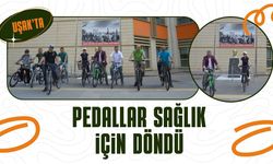 Uşak’ta Pedallar Sağlık İçin Döndü