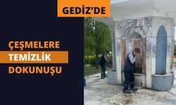 Gediz’de Çeşmelere Temizlik Dokunuşu