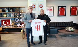 Recep Durul'dan TFF Başkanı Hacıosmanoğlu'na Ziyaret