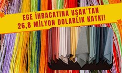 Ege İhracatına Uşak’tan 26,8 Milyon Dolarlık Katkı!