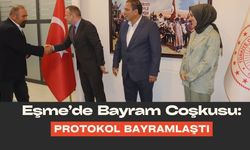 Eşme’de Bayram Coşkusu: Protokol Bayramlaştı