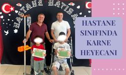 Hastane Sınıfında Karne Heyecanı