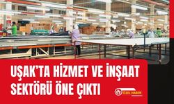 Uşak’ta Hizmet ve İnşaat Sektörü Öne Çıktı