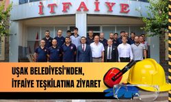 Uşak Belediyesi'nden, İtfaiye Teşkilatına Ziyaret