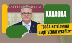 Karaoba: “Doğa Katliamına Geçit Vermeyeceğiz!”