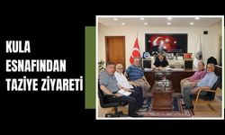 Kula Esnafından Taziye Ziyareti