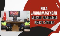 Kula Jandarması’ndan Başkan Yardımcısı Uçak’a Ziyaret