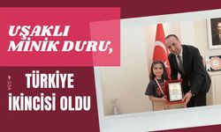 Uşaklı Minik Duru, Türkiye İkincisi Oldu