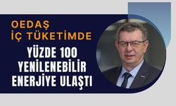 OEDAŞ iç tüketimde yüzde 100 yenilenebilir enerjiye ulaştı