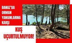 Banaz’da Orman Yangınlarına Karşı Kuş Uçurtulmuyor!