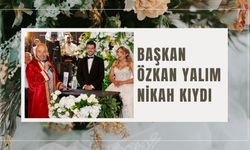 Başkan Özkan Yalım Nikah Kıydı