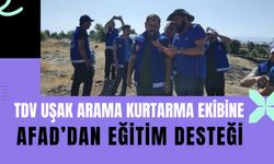 TDV Uşak Arama Kurtarma Ekibine AFAD’dan Eğitim Desteği