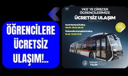 Uşak’ta YKS Adaylarına Büyük Kolaylık!