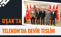Uşak’ta Telekom’da Devir Teslim