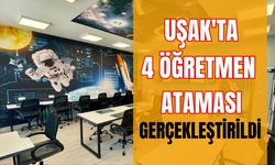 Uşak'ta 4 Öğretmen Ataması Gerçekleştirildi