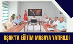Uşak’ta Eğitim Masaya Yatırıldı