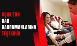 Uşak’tan Kan Kahramanlarına Teşekkür