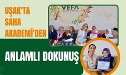 Uşak'ta SAHA Akademi'den Anlamlı Dokunuş
