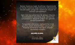 AK Parti Uşak İl Başkanı Himmet Yaşar’dan Yangın Bölgelerine Geçmiş Olsun Mesajı