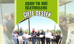 Uşak’ta Ari İşletmelere Çifte Destek