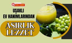 Uşaklı Ev Hanımlarından Asırlık Lezzet: Koruk Ekşisi Sezonu Başladı