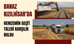 Banaz Kızılhisar’da Hemzemin Geçit Talebi Karşılık Buldu
