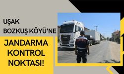 Uşak Bozkuş Köyü'ne Jandarma Kontrol Noktası!