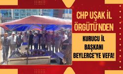 CHP Uşak İl Örgütü'nden Kurucu İl Başkanı Beylerce’ye Vefa!