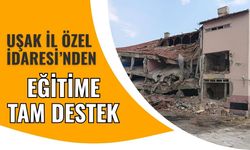Uşak İl Özel İdaresi’nden Eğitime Tam Destek