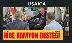 Uşak’a Hibe Kamyon Desteği