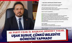 UŞAK SUSUZ, ÇÜNKÜ BELEDİYE GÖREVİNİ YAPMADI!