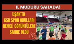 Uşak’ta GSB Spor Okulları Renkli Görüntülere Sahne Oldu
