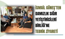 İsmail Güneş’ten Damızlık Sığır Yetiştiricileri Birliği’ne Tebrik Ziyareti