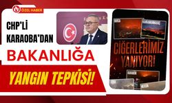 CHP’li Karaoba’dan Bakanlığa Yangın Tepkisi!