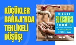 Küçükler Barajı’nda Tehlikeli Düşüş!
