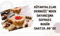 Kütahyalılar Derneği’nden Dayanışma Sofrası