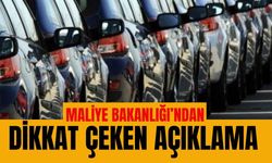 Maliye Bakanlığı’ndan Dikkat Çeken Açıklama
