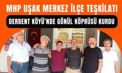 MHP Uşak Derbent Köyü’nde Gönül Köprüsü Kurdu