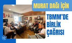 Murat Dağı İçin TBMM’de Birlik Çağrısı
