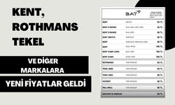 Kent, Rothmans, Tekel ve Diğer Markalara Yeni Fiyatlar Geldi