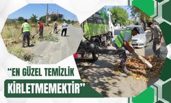 Uşak’ta “En Güzel Temizlik Kirletmemektir” Sloganı