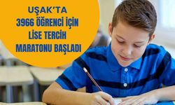 Uşak’ta 3966 Öğrenci İçin Lise Tercih Maratonu Başladı