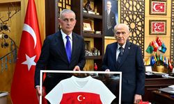 TFF Başkanı Hacıosmanoğlu’ndan MHP Lideri Bahçeli’ye Ziyaret