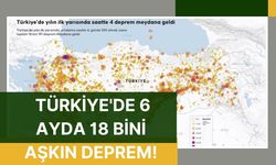 Türkiye'de 6 Ayda 18 Bini Aşkın Deprem!
