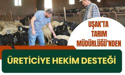 Uşak’ta Tarım Müdürlüğü’nden Üreticiye Hekim Desteği