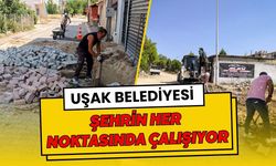 Uşak Belediyesi Şehrin Her Noktasında Çalışıyor