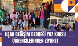 Uşak Değişim Derneği Yaz Kursu Öğrencilerinden Ziyaret