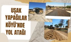 Uşak Yapağılar Köyü’nde Yol Atağı